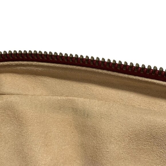 Auth GUCCI GG Marmont 448065 Red Leather Shoulder Bag - Picture 15 of 16
